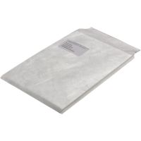 Tyvek Faltentasche 00011807 C4/20F 55g mit Fenster Haftklebung weiß 100 Stück