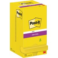Post-it Haftnotiz 654-S 76x76mm 90Bl gelb 12 Stück gelb