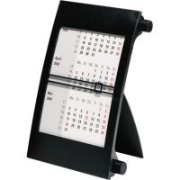rido/idé Tischkalender 7038000904 Jahr 2024 11x18,3cm 3 Monate auf 1 Seite