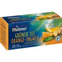 Meßmer Tee 100279 Grüner Tee Orange-Ingwer 25 Btl./Pack.