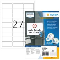 HERMA Etikett Movables 10300 63,5x29,6mm weiß 2.700 Stück