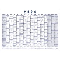 ZETTLER Plakatkalender 918-0015 Jahr 2024 16 Monaten auf 1Seite gerollt 5St.