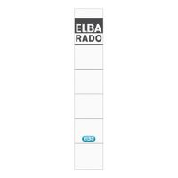 ELBA Ordneretikett 100551822 schmal/kurz selbstklebend weiß 10 Stück