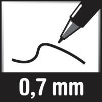 STABILO Fineliner SENSOR 187/46 0,7mm schwarz