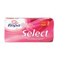 Fripa Toilettenpapier Select 1030806 3-lagig weiß 8 Rl./Pack.