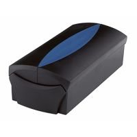 HAN Visitenkartenbox VIP 2000-34 f. 500Karten schwarz/blau +Register