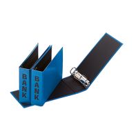 PAGNA Bankordner Basic Colours 40801-06 25x14x5cm Pappe blau