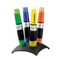 STABILO Textmarker Luminator 7104-2 2-5mm farbig sortiert 4 Stück
