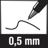 edding Feinschreiber 1800 profipen 4-180005001 0,5mm schwarz