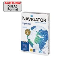 Navigator Kopierpapier Inkjet 82427B90B 90g/qm A3 500 Bl./Pack.