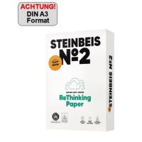 Steinbeis Kopierpapier Trend White Recycling A3 weiß 500 Blatt