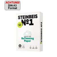 Steinbeis Kopierpapier Classic White Recycling A3 weiß 500 Blatt