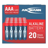 ANSMANN Batterie 5015538 Alkaline Micro AAA LR03 20St.
