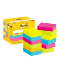 Post-it Haftnotiz 653-TFEN 38x51mm 100Bl farbig 12 Stück