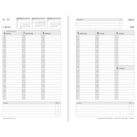 Chronoplan Buchkalender Wochenplan 50925 Black Edition A5 sw