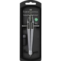 Faber-Castell Zirkel GRIP 2001 174472 Metall silber