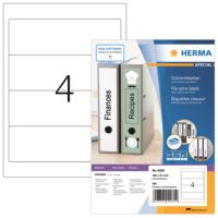 HERMA Ordneretiketten SuperPrint 4284 breit/kurz 192 x 61 mm weiß 400 Stück