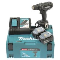 makita Akku-Schlagbohrschrauber DHP482F3JB 18V/3Ah 3Akkus +Ladeger